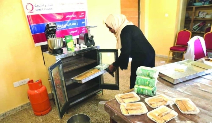 Qatar Charity Provides Support to Low Income Families in Sudan with Baking Equipment